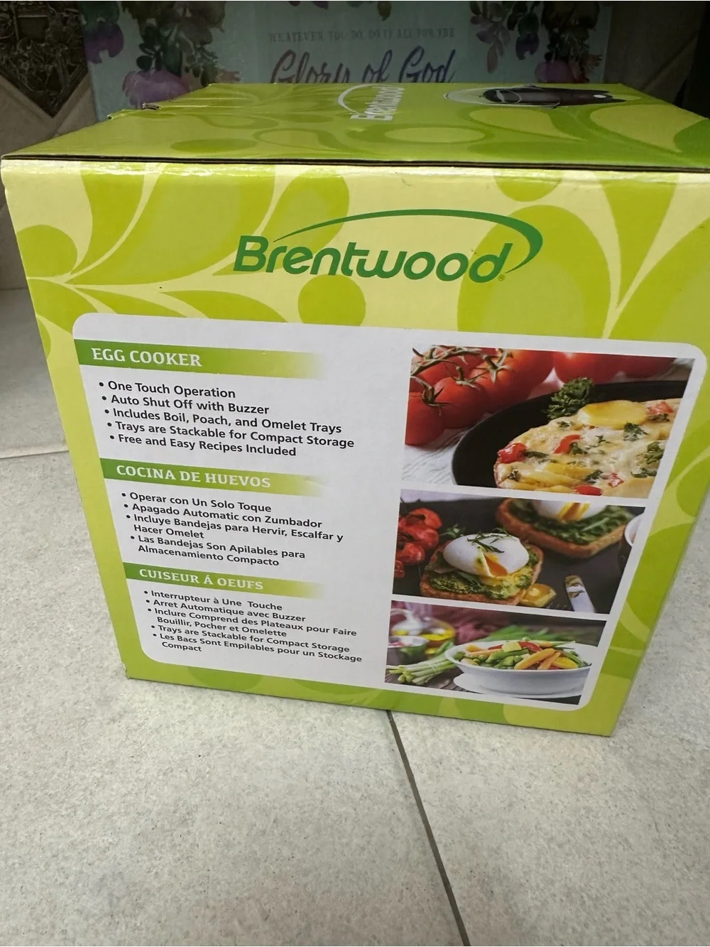Brentwood Black Egg Cooker – Compact Breakfast Steamer